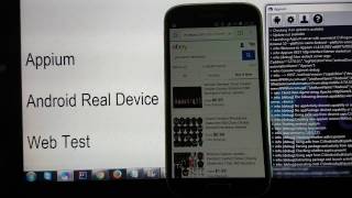Appium web automation android real device mobile testing