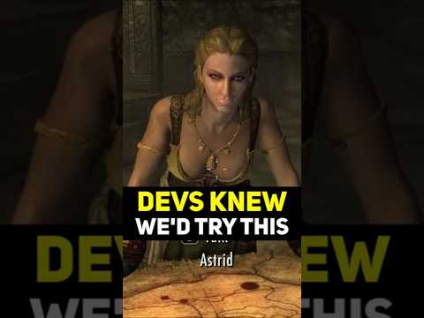 Skyrim Devs Knew We'd Try This 😂
