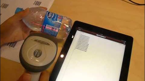 How to make your barcode scanner wireless! Best barcode scanner working with ipad!