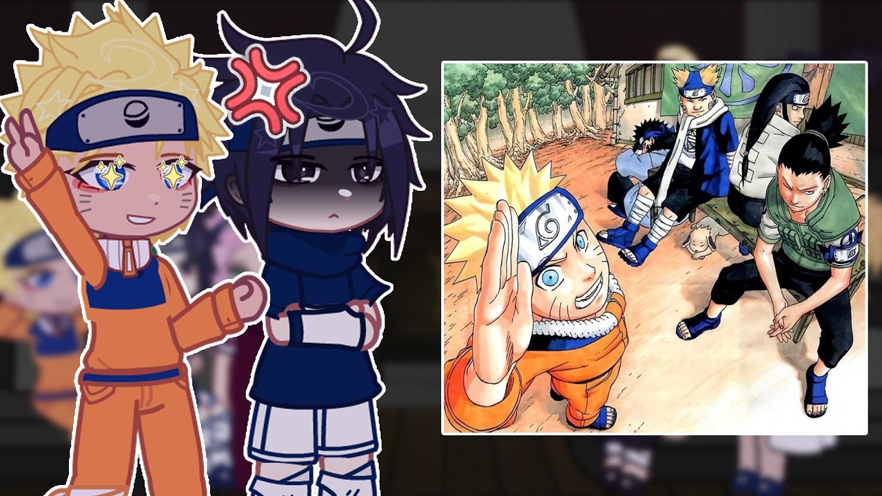 Chunin Exams Arc React to Naruto & His Future || Gacha React