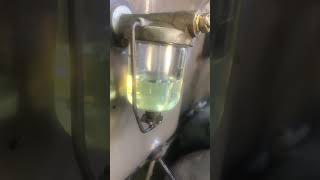 Fuel flow into sediment bowl