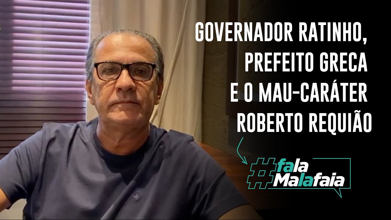 GOVERNADOR RATINHO, PREFEITO GRECA E O MAU CARÁTER ROBERTO REQUIÃO.