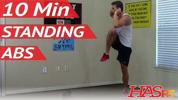 10 Min Standing Ab Workout - HASfit Standing Ab Exercises - Standing Abdominal Exercises Workouts