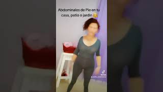 Abdominales de Pie en @CelinaenMovimiento por Youtube vientreplanoabdominalesencasa abdominales