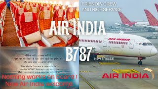 AIR INDIA | Boeing 787 to Frankfurt | The cabin where nothing works !