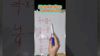 Never struggle with fractions again #MathTricks #StudyTips #Shorts