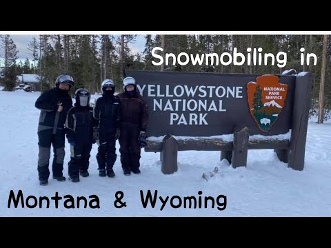 Snowmobiling in Yellowstone National Park (Wyoming) - Winter Trip Episode 5 - Rambling with Phil