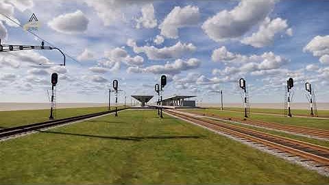 4K Cinematic Animation 3D Model - Train Station