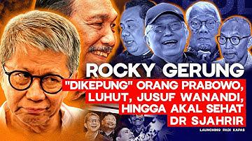 Rocky Gerung Ditantang Bicara “Akal Sehat” di Depan Orang-orang Prabowo, Terinspirasi Dr Sjahrir?