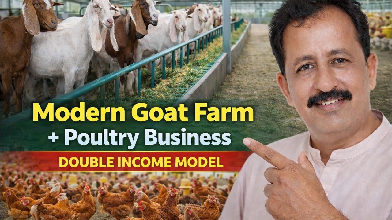  ٻڪرين جو جديد فارم ڪيئن ٺاهجي؟ ٻڪرين سان گڏ ڪڪڙين جو منافعي وارو ڪاروبار