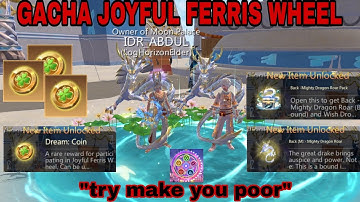 GACHA JOYFUL FERRIS WHEEL // BACK  MIGHTY DRAGON ROAR // UTOPIA ORIGIN