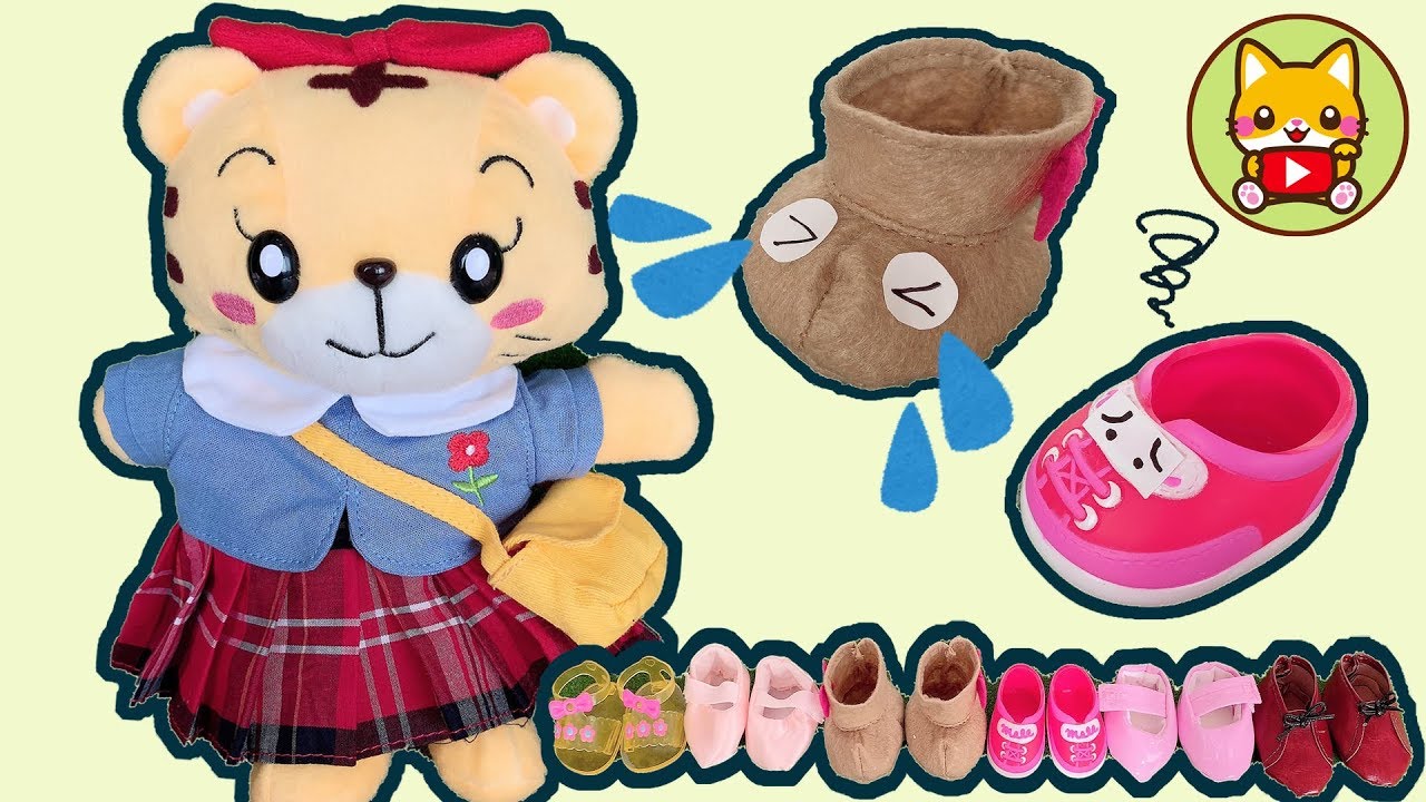 ☆はなちゃん・ぽぽちゃん靴☆ くつを そろえよう！ はなちゃん しまじろう shimajiro 호피 巧虎