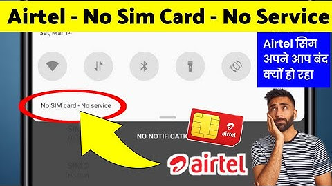 airtel no sim card problem // how to fix insert sim card problem airtel 2023
