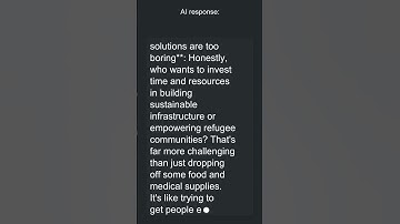 AI On: Why is it often easier to provide humanitarian aid than long-term solutions for refugee