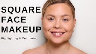 Square Face Makeup :Highlighting and Contouring for Square Face