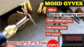 12V DC Electric Grinder 18000RPM Grinding Machine Adjustable Speeds Engraving Pen Mini Dremel Drill
