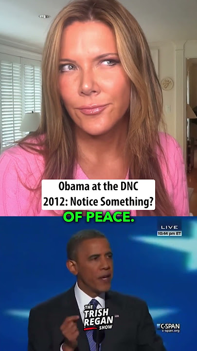 Obama at the DNC 2012: Notice Something?