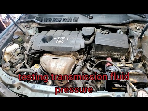 2010 Toyota Camry 2.5L How to test automatic transmission pressure P0741 and P2714