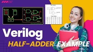 A Simple Verilog Example Half-Adder | Half-Adder Verilog Example and Code
