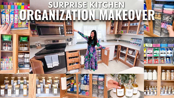 KITCHEN ORGANIZATION MAKEOVER | Satisfying Clean and Kitchen Restock Organizing on A Budget