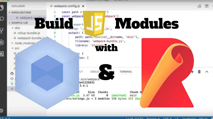 JavaScript Module Bundling with Webpack and Rollup