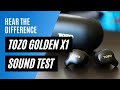 Tozo golden x1 sound quality test  headphonesaddict