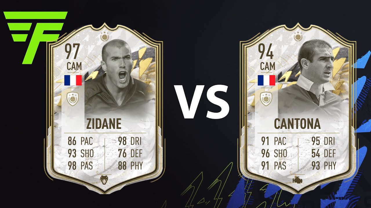 Moments Zidane 97 Vs Moments Cantona 94 | FUT FATISH FIFA 22 