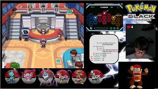 pokemon black challenging the 3rd gym - maybe the last stream before I leave for a week