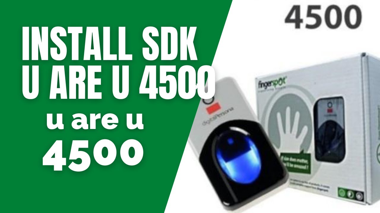 #01 - Install SDK FingerPrint U are U 4500 | Delphi 7 | fingerspot ...