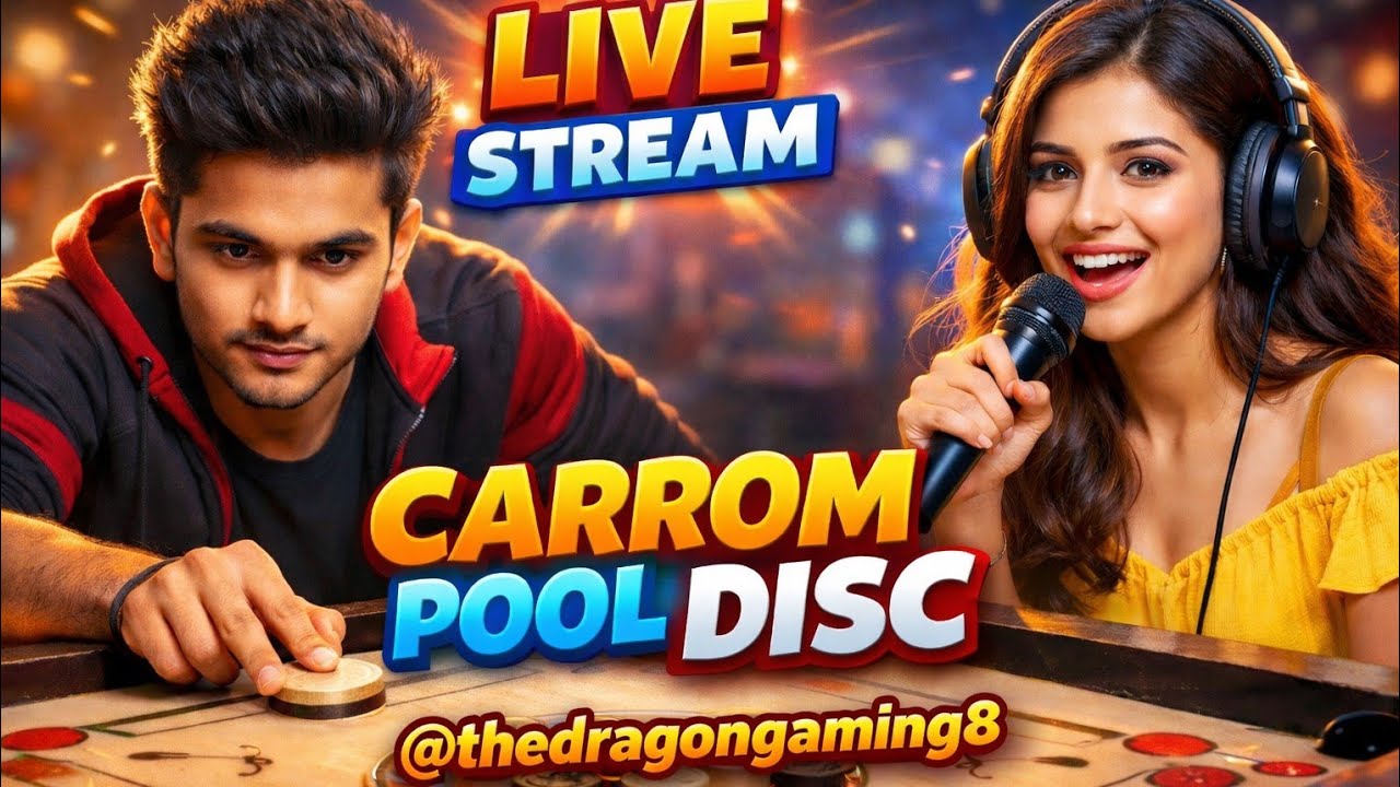 The Dragon Gaming is live 🔴 | #shorts #carrom #live #carromlover #gaming #shortlive #carrompool #fun