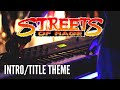 Streets of Rage - Intro Title Theme (Live)