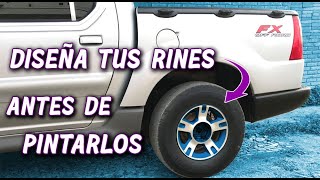 Como Diseñar Los Rines De Tu Ford Explorer Sport Trac Antes De Pintarlos Se Ven Mucho Mejor 👌