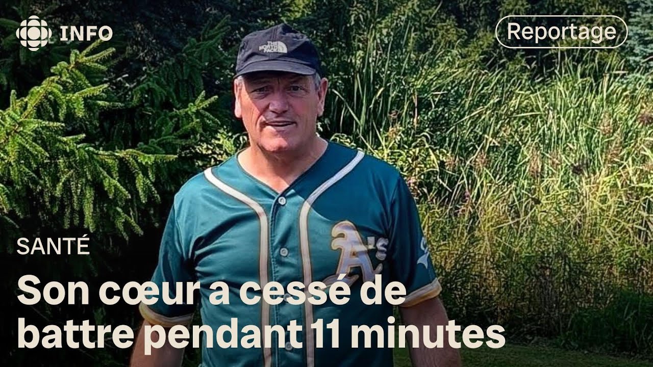 Mort pendant 11 minutes avant d'être sauvé par un défibrillateur : l'histoire d'un lanceur au Québec