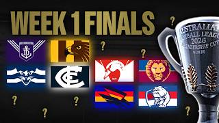 Week 1 2026 AFL Finals Tips + Predictions