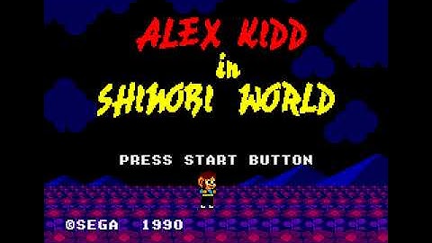 Alex Kidd in Shinobi World (SMS) - Intro
