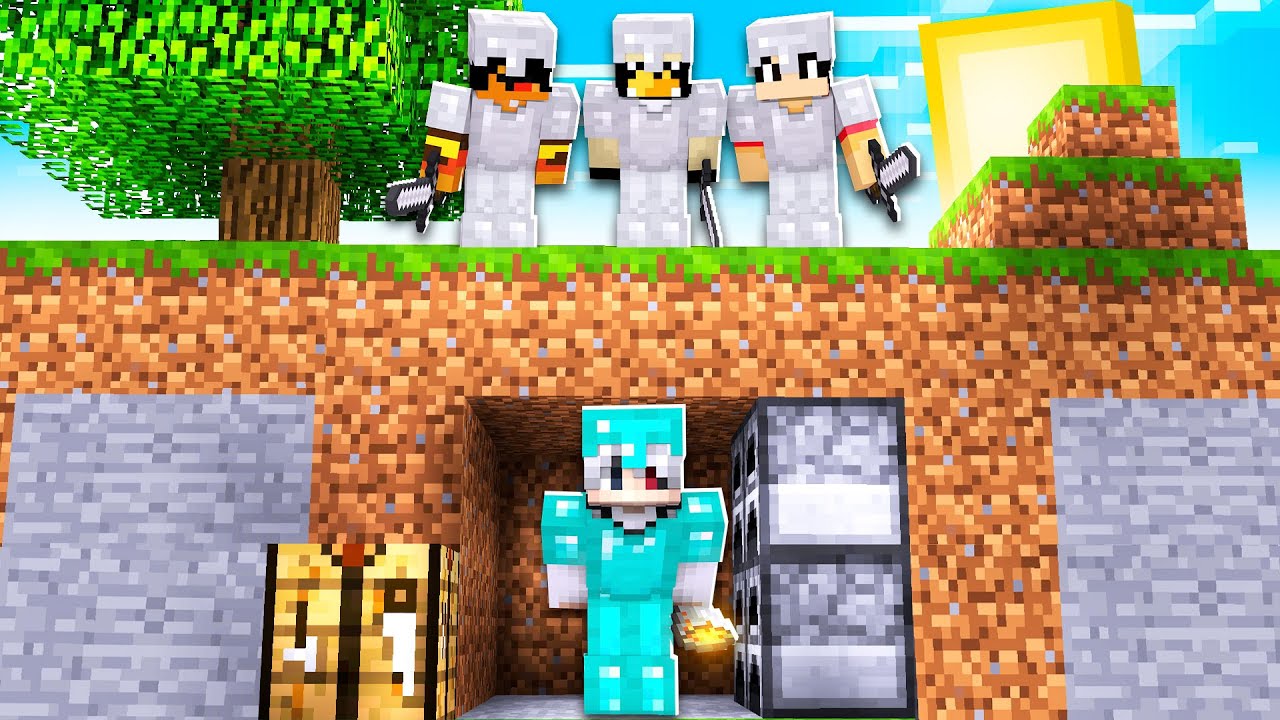 Minecraft SPEEDRUNNER vs 3 ASASINI...