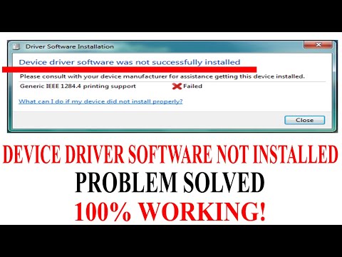 Device Driver Software Was Not Successfully Installed/Problem Solved/Easy Solution/100% Working. 1 Device Driver Software Was Not Successfully Installed/Problem Solved/Easy Solution/100% Working.