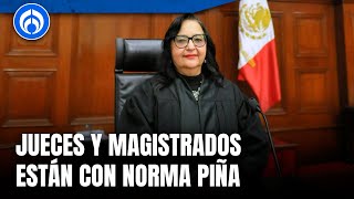 Jueces y magistrados respaldan a Norma Piña ante juicio político