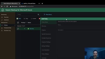 First Look at Veeam Backup for Microsoft Azure