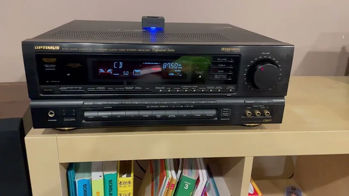 Optimus STAV-3400 Receiver Demo - 1994, 100WPC (Same as Pioneer VSX-D702S)