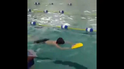 Seth swimming