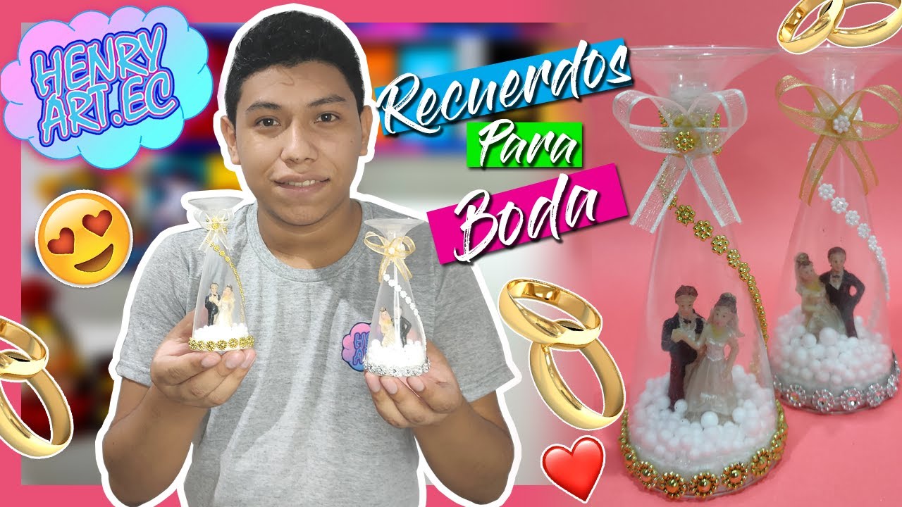 Recuerdos para Boda (caseros) 👩‍❤️‍💋‍👨💐🥂 | HENRY ART EC.