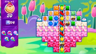 キャンディークラッシュサガ Android ゲームプレイ #137 レベル 5104 - 5115 screenshot 4