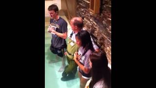 Kelsey Evans gets baptized!