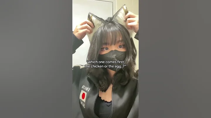 the chicken or egg? (IG & YT: Kitsunee.___ n ganknow.com/kitsunee) #fypシ #gank #hairstyle #anime