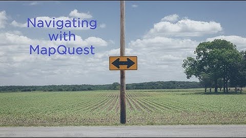 Navigating with MapQuest | Technology Education