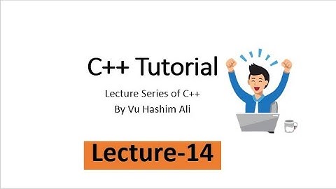 cs201 Lecture 14 Pointers in C++ introduction to programming | VU Hashim Ali