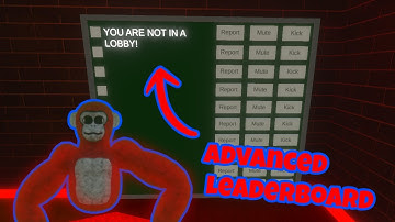 HOW TO ADD AN ADVANCED LEADERBOARD TO YOUR GORILLA TAG FAN GAME!