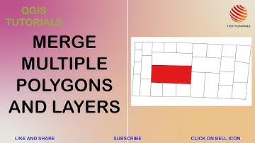 How to Merge Multiple Polygon Features and Layers in QGIS | Merge Vector Layers | AnuTechTutorials