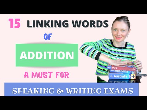 15 linking words of addition to use in your speaking and writing! ➕